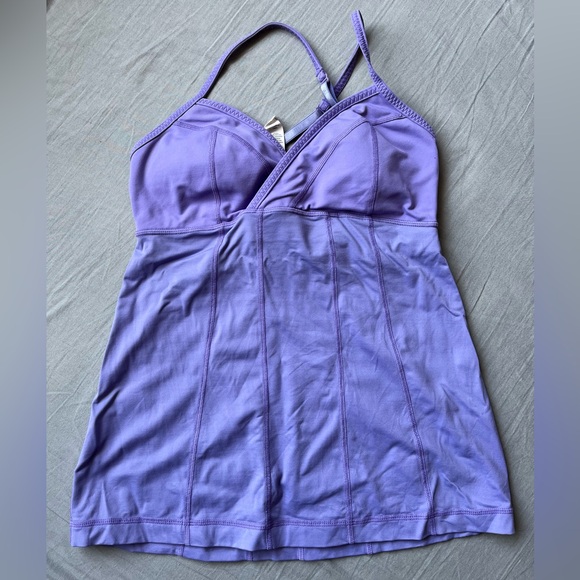 Lilac lululemon tank top built in bra - Picture 1 of 5